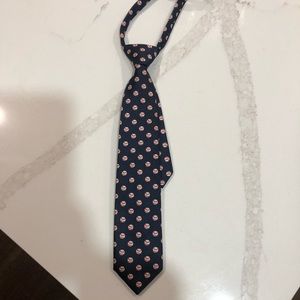 Boys Baseball Print Tie